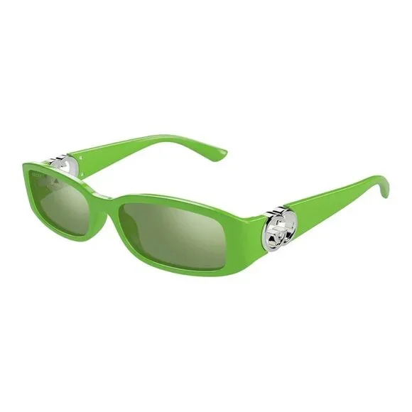 NEW GUCCI SUNGLASSES GREEN WOMEN EYEWEAR GUCCI - Picture 1 of 3